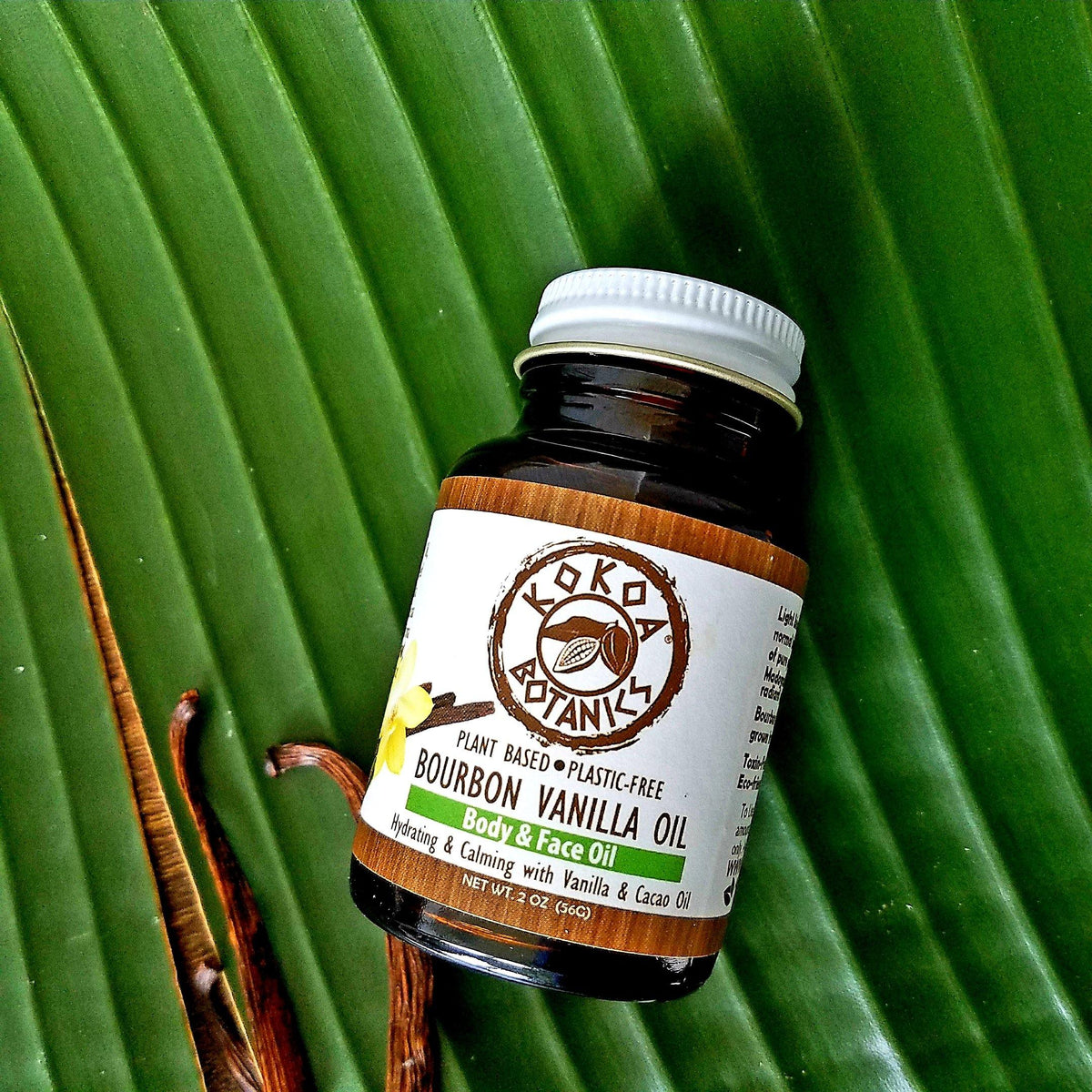Bourbon Vanilla Body & Face Oil - Hydrate & Calm - 2 oz