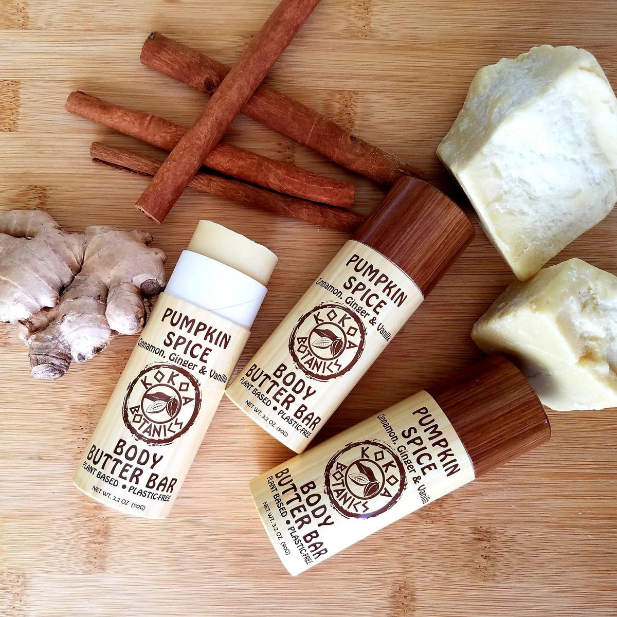 PUMPKIN SPICE - Lotion Bar - Body Butter - Plastic-free 3 oz