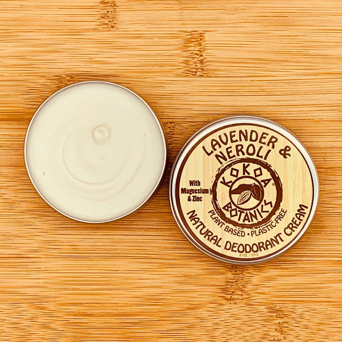 Lavender & Neroli - Natural Deodorant Cream - Aluminum-Free - 2.75 oz