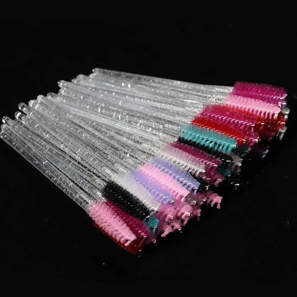 Disposable Crystal Eyelash Brush Combs