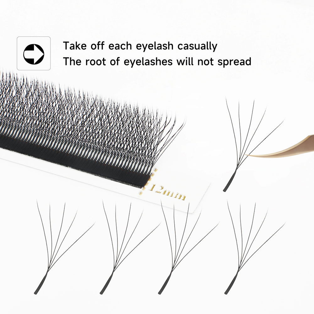 W-Shaped Bloom Eyelash Extension Tray