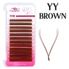 Brown YY Curl Eyelash Extension Tray