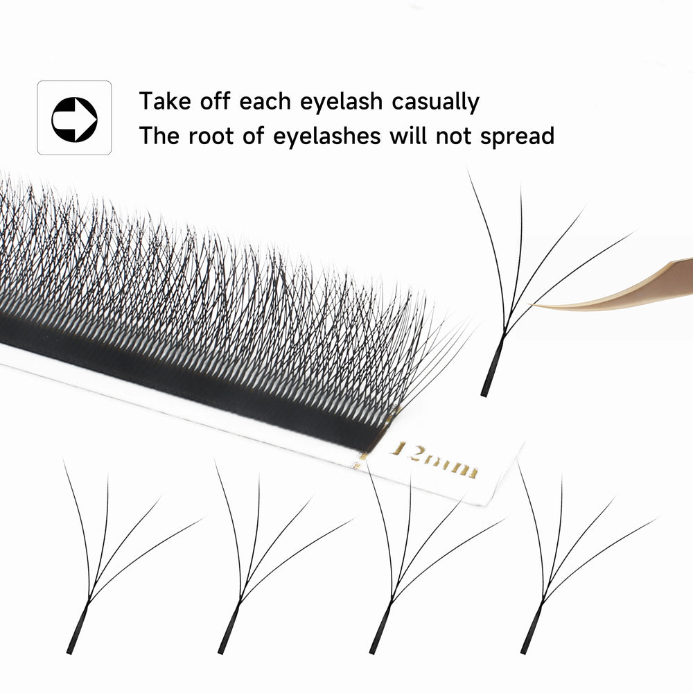 W-Shaped Bloom Eyelash Extension Tray
