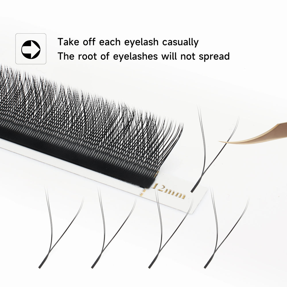 W-Shaped Bloom Eyelash Extension Tray