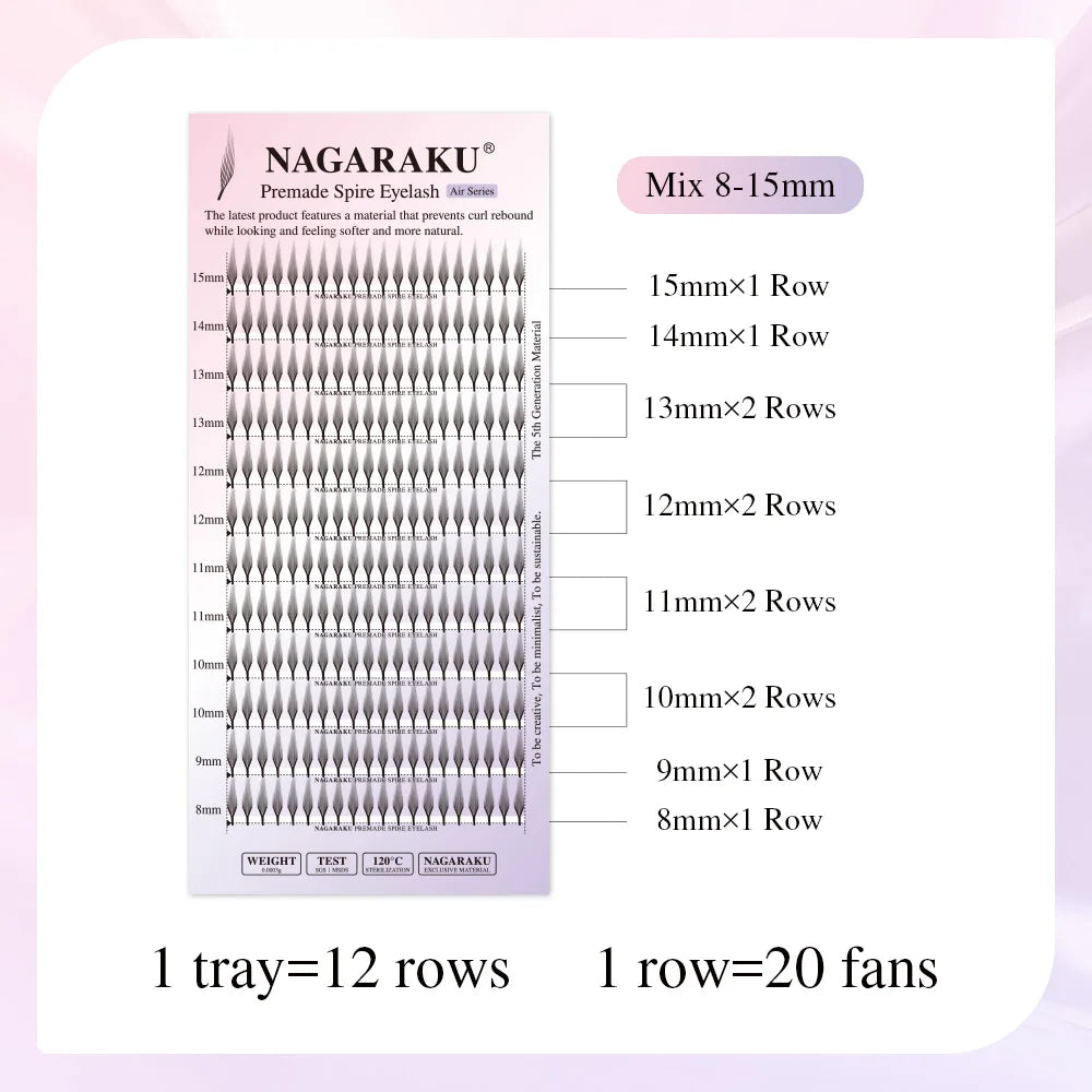 Premade Spire Volume Lash Extensions