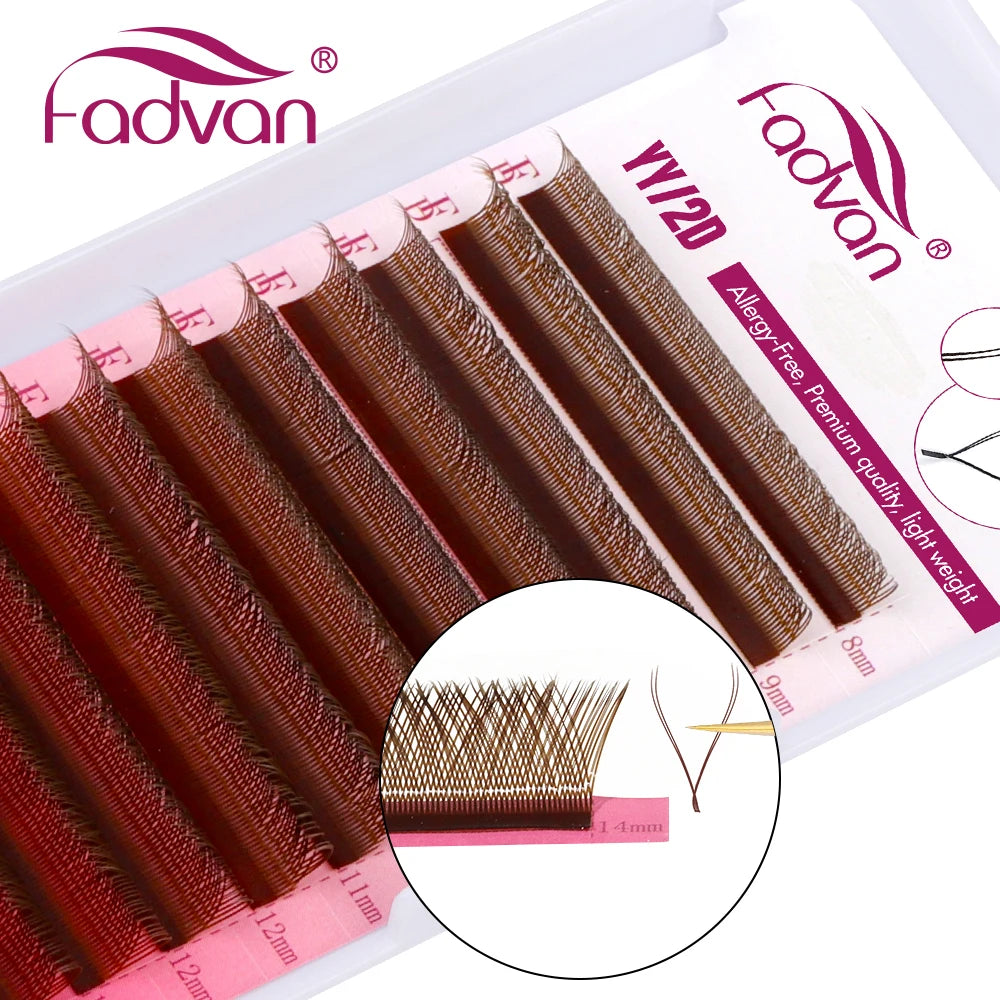 Brown YY Curl Eyelash Extension Tray
