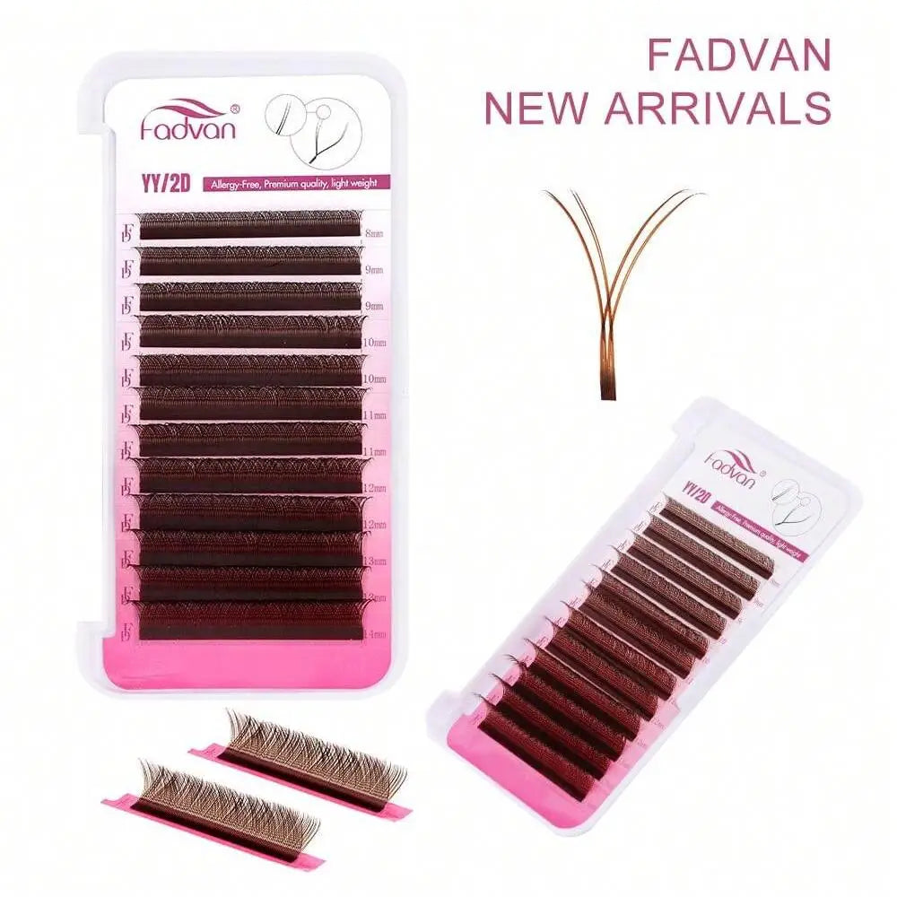 Brown YY Curl Eyelash Extension Tray