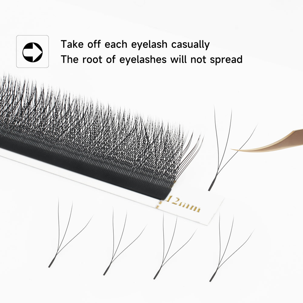 W-Shaped Bloom Eyelash Extension Tray
