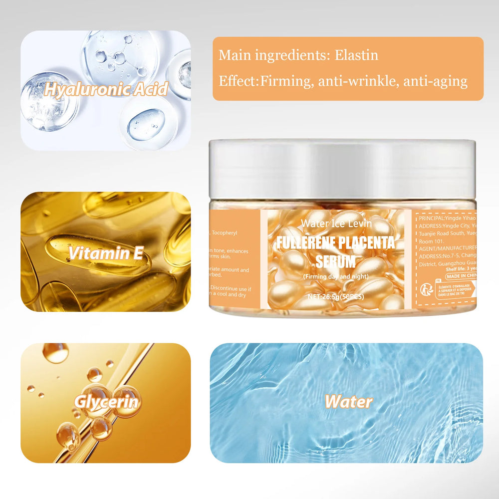 Fullerene Placenta Firming Serum Capsules