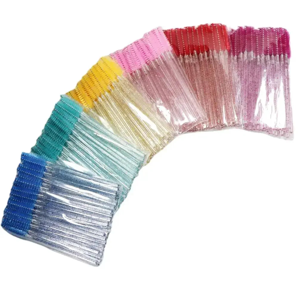Disposable Crystal Eyelash Brush Combs