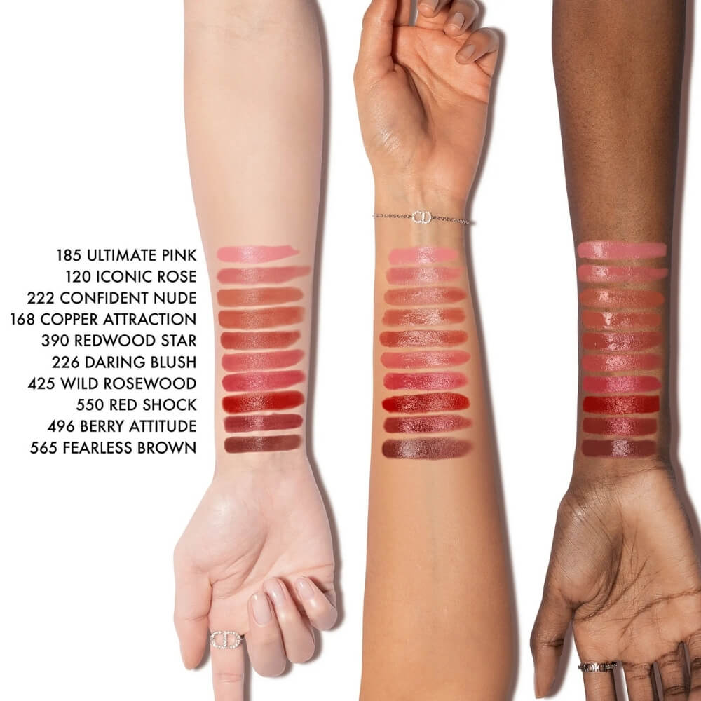 Dior Rouge Shock Shine 496 High-Shine Lipstick for Radiant Lips