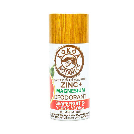 Grapefruit and Ylang Ylang - Natural Magnesium and Zinc Deodorant - Sensitive Skin 3.2 oz