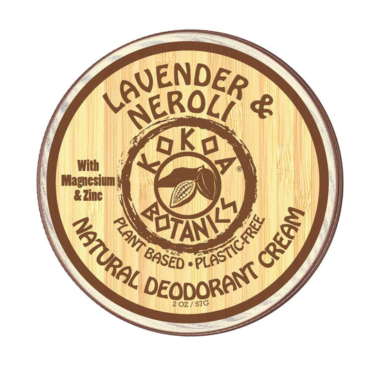 Lavender & Neroli - Natural Deodorant Cream - Aluminum-Free - 2.75 oz