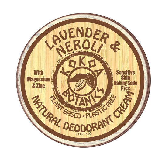 Lavender & Neroli - Natural Deodorant Cream - Sensitive Skin - Baking Soda Free  - 2.75 oz