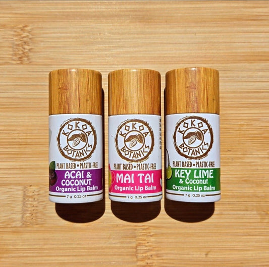 Tropical Trio - Organic Lip Balm 3 Pack